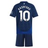 Conjunto (Camiseta+Pantalón Corto) Manchester United Rashford 10 Segunda Equipación 2024-25 - Niño